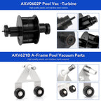 AXV621DAT Pool Cleaner Parts for Hayward Pool Vacuum (All), Navigator (All), Ultra, Aquadroid, Aqua Bug, Diver Dave and Wanda The Whale A-Frame Turbine Pool Vac Rebuild Kit