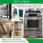 Roach Traps Indoor,Cockroach Trap,Roach Motel,Roach Traps Indoor for Home -15 Pack