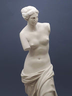 Aphrodite Venus De Milo Greek Goddess Cast Marble Statue Sculpture 15.55 inches