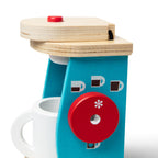 Melissa & Doug 11-Piece Coffee Set, Multi - Pretend Play Kitchen Accessories Kids Coffee Maker Play Set For Girls And Boys