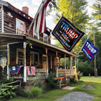 ERT Donald Trump 2024 Flag 3X5 Foot Take America Back No More Bullshit Flag President Flags 3x5 ft with Brass Grommets MAGA (Black Trump 2024 Flag)