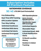 SecuLife SecuLife SOS GPS Tracker - Life Saving SOS Button Assistive Speakerphone Real-Time GPS Tracking Device – 4G LTE Medical Alert for Senior Citizens – Dementia, Alzheimer's, Special Needs