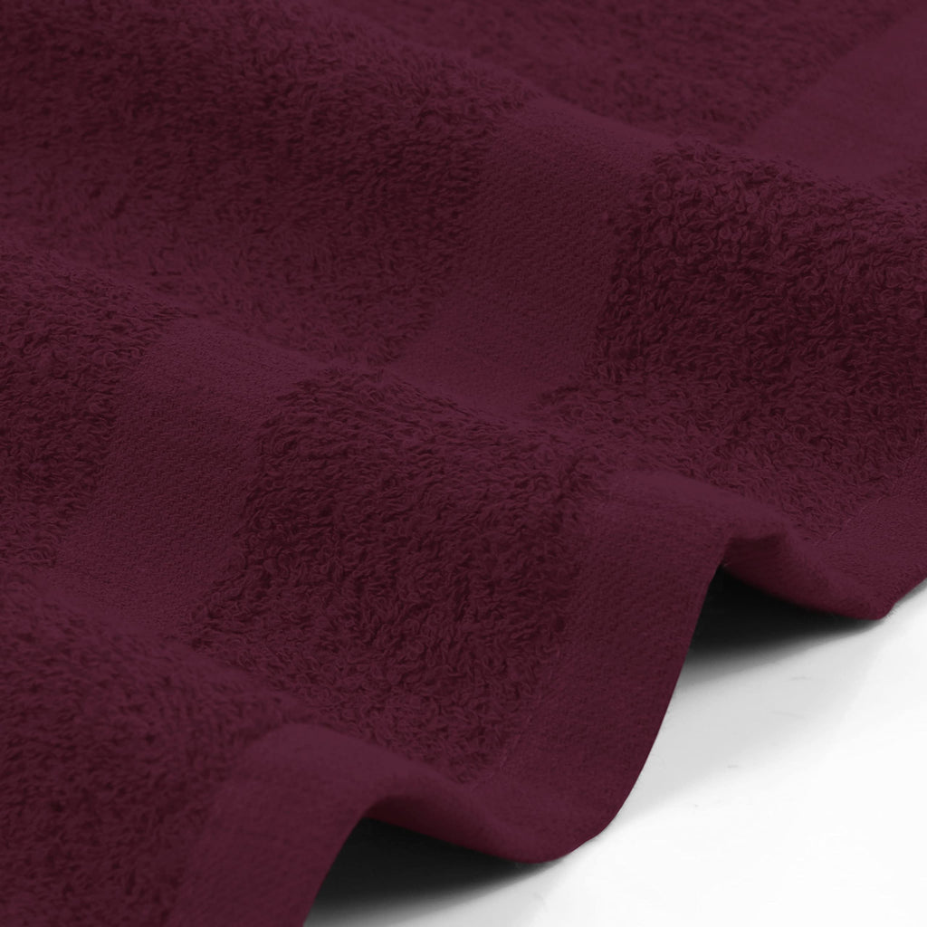 Utopia Towels - Salon Towel, Pack of 12 (Not Bleach Proof, 16x27 Inches) Highly Absorbent Towels for Hand, Gym, Beauty, Hair, Spa, and Home Hair Care, Burgundy