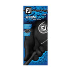FootJoy Men's RainGrip Pair Golf Glove Black Large, Pair