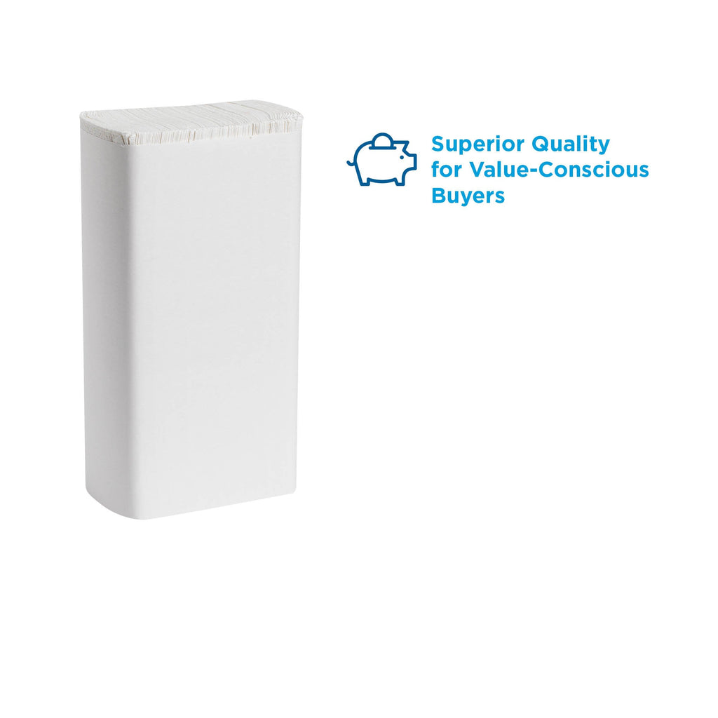 Georgia-Pacific Professional Series Premium Multifold 2-Ply Towels by GP PRO, White, 2344214, 150 Towels Per Pack, 16 Packs Per Case
