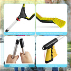 2-Pack Reacher Grabber Pickup Tool, 32" Long Grabber Tool, Trash Picker Grabber for Elderly Grab It Reaching Tool, Garbage Picker Upper Grabber, Litter Pick Up Grab Tool, Claw Grabber Stick (Yellow)
