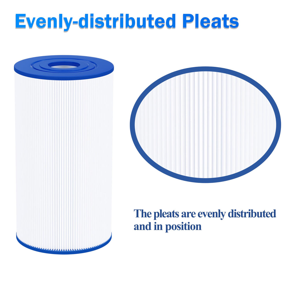 Cryspool® 06016 Filter Compatible with PWK30, C-6430, Watkins 31489, FC-3915, P/N0969601, 71825, 73178, 73250, 30 Sq. Ft Spa Filter Cartridge, 3 Pack