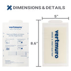 vertmuro Mouse Glue Traps, 12 Pack Rat & Pest Glue Scented Sticky Trap, Foldable Bulk Non-Toxic Indoor Mouse Glue Boards for Rodents and Insects, Easy to Use Pest Control, Blue