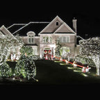 White 4-Pack 160FT 400 LED Solar String Lights, Solar Fairy Lights Outdoor Waterproof with 8 Modes, Solar Christmas Twinkle Lights for Christmas Decorations Tree Wedding Party Garden Patio(Cool White)