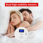 4-Pack,Smoke and Carbon Monoxide Detector,2 in 1 CO & Smoke Alarm,Carbon Monoxide Detectors,Smoke Detector,85dB in Alarm,LCD Screen,Wireless,Easy to Install