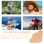 24 Pcs Skin Sun Protection Nose Patch Sunblock Guards for Sunscreen Golf Nose Bandage for Men Women Exposure Tanning Outdoor Sports Accessories, Beige
