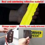 Elderly Driver Car Magnet,Elderly Driver Signs for Car,Reflective Elderly Driver Magnet for Car,Please be Patient Elderly Driver Magnet for Car