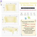 QueenDream Gold Sequin Tablecloth 60x102 Inch Sparkly Gold Wedding Tablecloth for Baby Shower Birthday Christmas Party Decorations