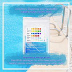 Sirona Simply Hot Tub Care Kit: Waterline Cleaner, Oxidizer, Non-Chlorine Sanitizer with My Garden Pool 20 Ct. Test Strips & Scum Sponge Flower Oil-Absorbing Sponge for Hot Tubs and Pools