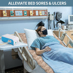 Alternating Pressure Pad Air Mattress for Hospital Bed Mattress Topper & Pump System Colchon Antiescaras para Persona Encamada Bed Sore Pads, Size 36" x 78" x 3"