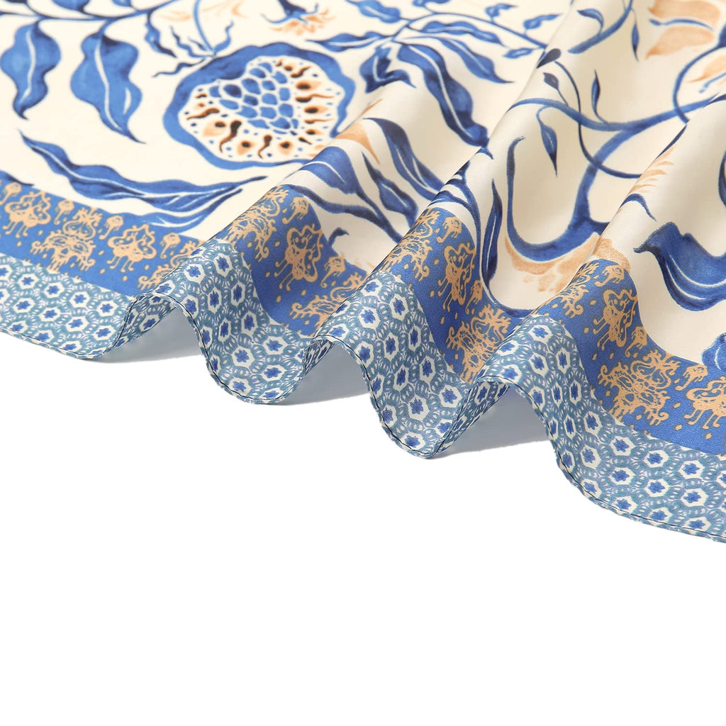 Womens Head Hair Scarf Like Satin Silk Scarf Sleeping Hair Wrapping Night 27.5"