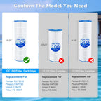 Future Way CC150 Pool Filter Cartridge Replacement for Pentair Clean & Clear 150, Replace Pleatco PAP150, Pentair R173216, Unicel C-9415, 150 sq.ft