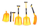 KAMINUO Portable Colorful Telescopic Aluminum Car Adjustable Extended Edition Snow Shovel (Golden)