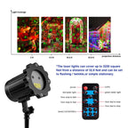 Christmas Laser Lights, Red Green Holiday Patterns Laser Light Projector with Rf Remote, Waterproof, Indoor Outdoor Decoration, Including Christmas Gift, Party, Gardens, Ceiling, Patio, Wall, Floor