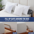 King Size Bed Wedge Pillow Headboard Pillow Mattress Wedge Bed Gap Filler Long Pillow for Bed Triangle Pillow Bolster Pillow Close The Gap (0-7") Between Headboard and Mattress (76"x10"x6")
