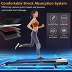 AIRHOT Under Desk Treadmill, Walking Pad 2 in 1 for Walking and Jogging, Portable Walking Treadmill with Remote Control Lanyard for Home/Office, 2.5HP Low-Noise Desk Treadmill in LED Display