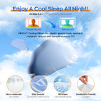 Cloud Contour Memory Foam Pillow Ergonomic Design for Sleeping Comfortably and Reducing Snoring Neck and Cervical Pillow with Cooling Pillowcase Blue