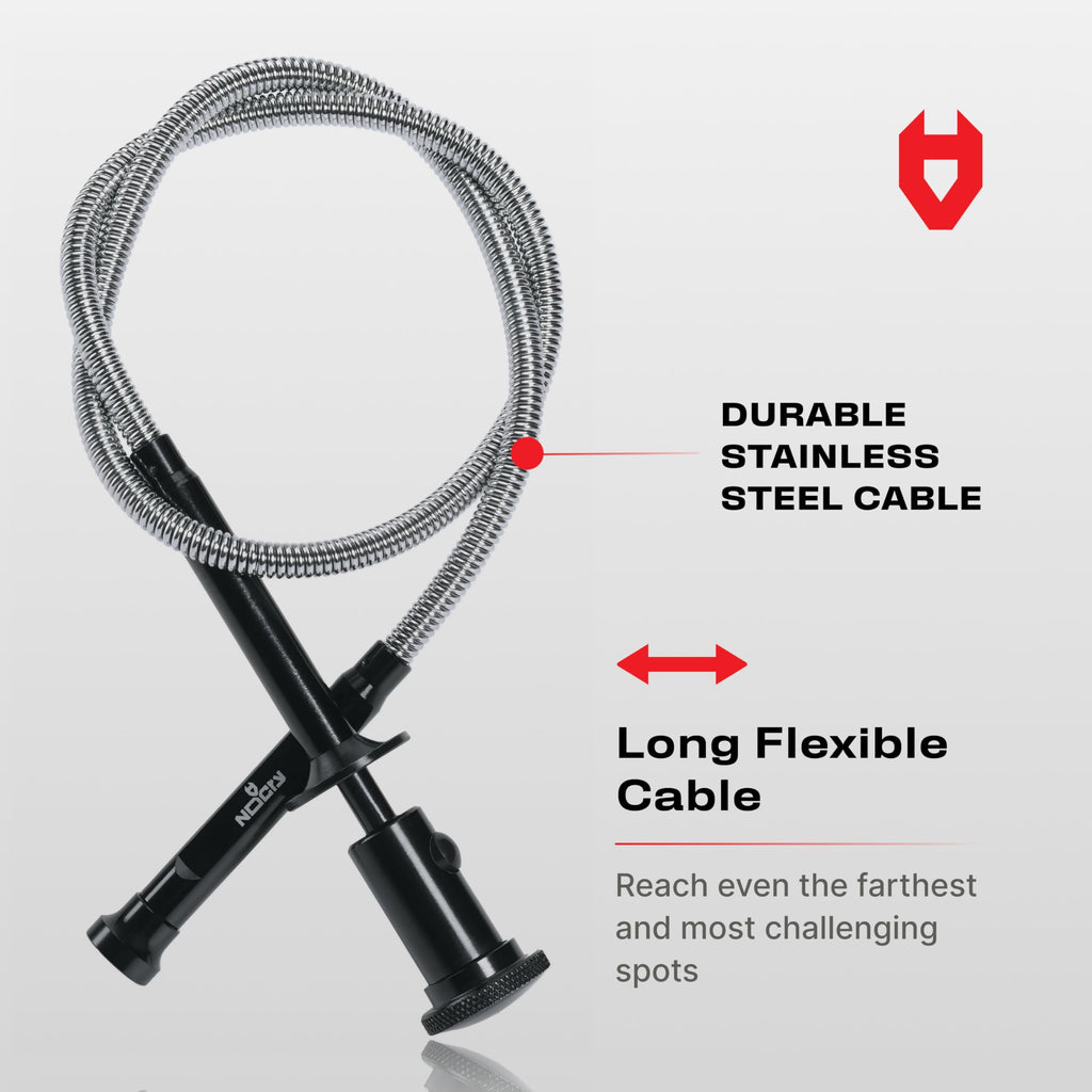 Magnetic Flexible Claw Grabber Pickup Tool with Bright LED Light - 27.7in Long Magnetic Pickup Tool, Retractable Claw Grabbing Tool, Magnetic Grabber Tool with 5lb Pull Strength Pick Up Tool