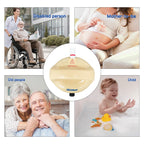 Shower Grab Bars, Drill-Free Shower Grab Bars for Seniors, Shower Handle for Elderly, Post-Surgery, Pregnant, Cream