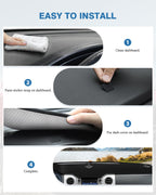 FIILINES Dash Cover Compatible with Chevy Chevrolet Tahoe Suburban/GMC Sierra Yukon 2015-2020 Dashboard Mat Cover Sunshade Nonslip Mesh Protector No Glare Accessories