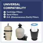 Hot Tub Filter Cleaner - 6 Month Supply - 4 to 8 Uses - 32 oz Spa Filter Cartridge Cleaner - Hot Tub & Pool Filter Cleaner Soaking Solution - No Residue or Foam - Restores Filter - Safe & Non-Toxic