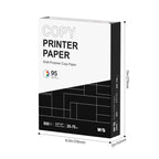 Multipurpose Copy Printer Paper, 8.5 x 11, 20lb, 1 Ream (500 Sheets), 95 Bright, White