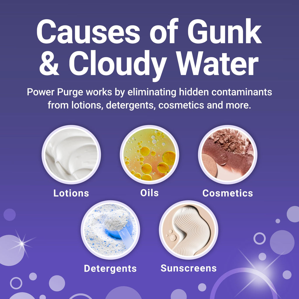 Bio Ouster Power Purge Hot Tub Jet Cleaner w/Towel - Deep Hot Tub Cleaner for Jets, Tubes, Plumbing - for Standard & Inflatable Spas - Removes Gunk Buildup for Crystal Clear Water - Made in USA (Kit)