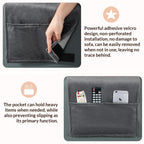 Head Recliner Pillow Adjustable Shredded Memory Foam Headrest Pillow for Recliners,Non-Slip Velvet Cushion for Pain Relief Neck Support Pillow for Travel Home Recliner Sofa Armchair with Zipper Cover