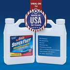 PROFESSOR AMOS Superfast Drain Cleaner Dissolve Hair, Grease, Food & Build Up Fast, 4-6 Applications Per Bottle