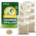 DALIYREPAL Squirrel Repellent Outdoor, Chipmunk Repellent Outdoor, Keep Squirrel Away, Outdoor Squirrels Repellent for Attic, Squirrels Repellent for Garden, Squirrel Deterrent Mint 8 Packs