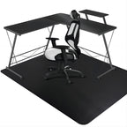 SALLOUS Chair Mat for Carpeted Floors, 60"x46" Heavy Duty Chair Mat for Carpet, Chair Mat with Grips, Floor Protector Rolling Computer Desk Floor Mat for Home Office (Black)