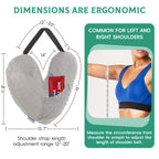 wefaner Mastectomy Recovery Pillow Breast Pillow Post Shoulder Surgery Pillow for Cancer Lymphedema Lumpectomy Surgery Double Chest Healing Protector Recovery Post-Surgery.