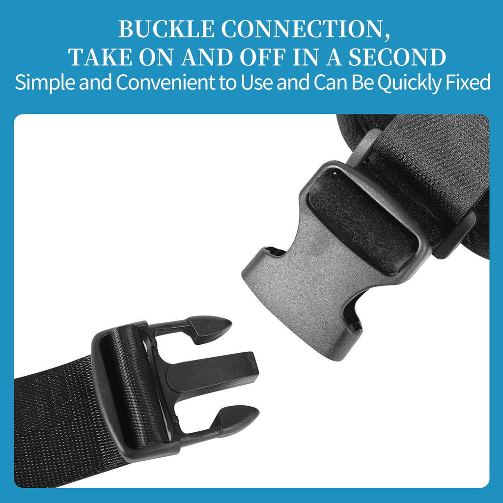 lefeke Patient Medical Restraints with Quick Release Buckles, Bed Restraints Belts for Wrists and Ankles, Limb Holder Movement Limited Ties for Hands or Legs(4 Pieces)