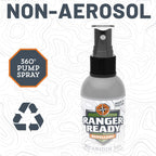 Ranger Ready Picaridin 20% Tick & Insect Repellent, Ranger Orange Scent Deet-Free Bug Spray, Travel Size 3.4 Oz. (Pack of 2)