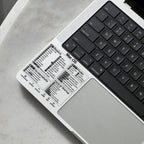 Mac Shortcut Sticker - Mac OS Shortcuts Sticker (M1+Intel) + Word/Excel, 3.25"x3.25" Quick Reference Guide, 2022 Keyboard Shortcut Stickers for MacBook, Compatible with 13-16 Inch MacBook Air Pro (1PC)