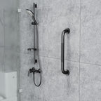 FANHAO 2 Pack Shower Grab Bar, 16 Inch Stainless Steel Bathroom Grab Bar with Anti-Slip Knurled Grip, Shower Handle Bath Handle, Safety Bars for Shower Chair Bench, Senior, Elderly, Handicap