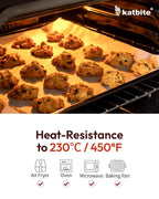 Katbite 16x24 inch Heavy Duty Parchment Paper Sheets, 100Pcs Precut Non-Stick Full Parchment Sheets for Baking, Cooking, Grilling, Frying and Steaming, Full Sheet Baking Pan Liners [Advanced Series]