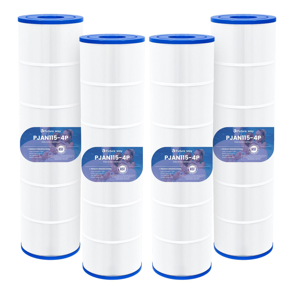 Future Way CV460 Pool Filter Cartridges Replacement for Jandy CV460, CL460, Replace Jandy R0554600, Pleatco PJAN115, Unicel C-7468, 4X115 sq.ft, 4 Pack