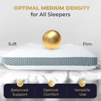 Royal Therapy Memory Foam Pillow, Queen Pillow Neck Pain Relief, Neck and Shoulder Pain, Side Sleeper, Cervical
