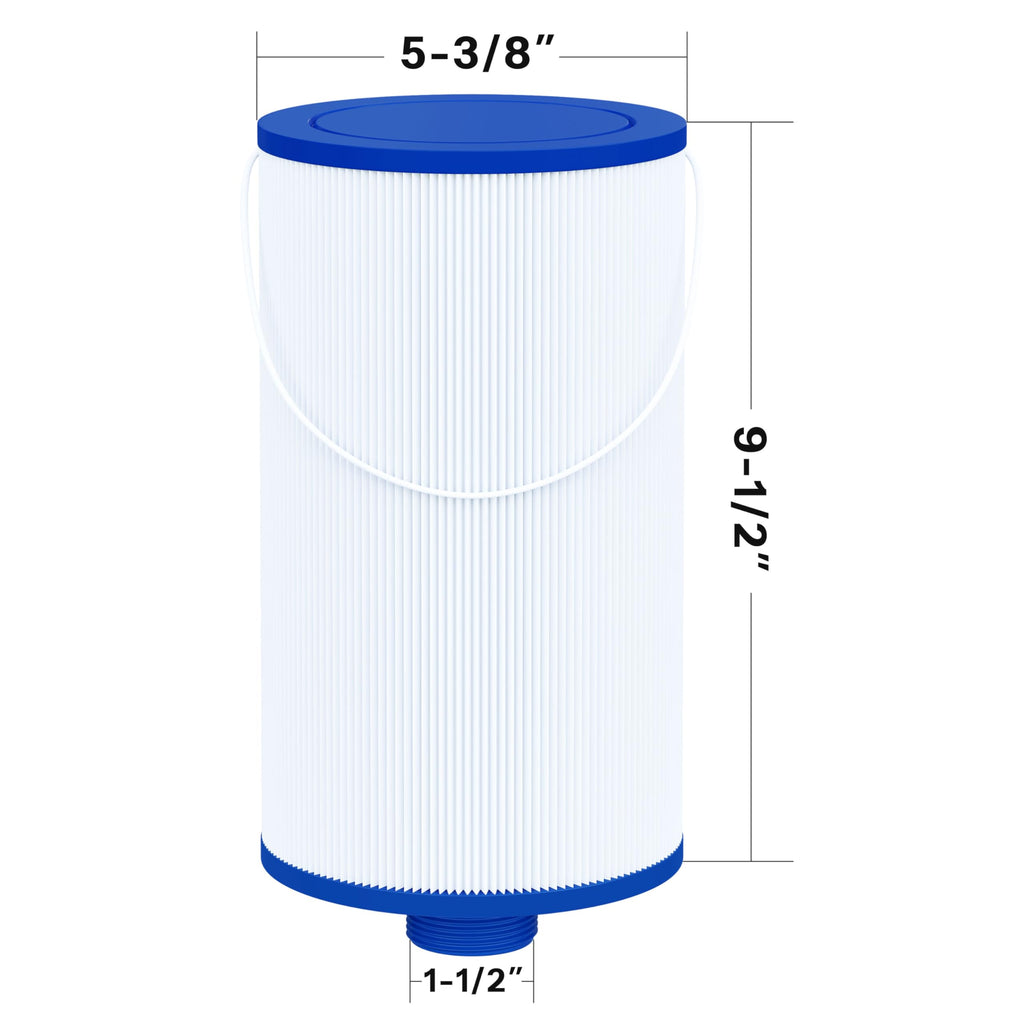 Cryspool® 2402 Filter Compatible with Watkins 303279(not 303263), FC-2402, Free Flow and Lifesmart Hot Tub Filter, 1 1/2" Finer Thread Spa Filter Cartridge, 2 Pack
