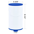Cryspool® 2402 Filter Compatible with Watkins 303279(not 303263), FC-2402, Free Flow and Lifesmart Hot Tub Filter, 1 1/2" Finer Thread Spa Filter Cartridge, 2 Pack