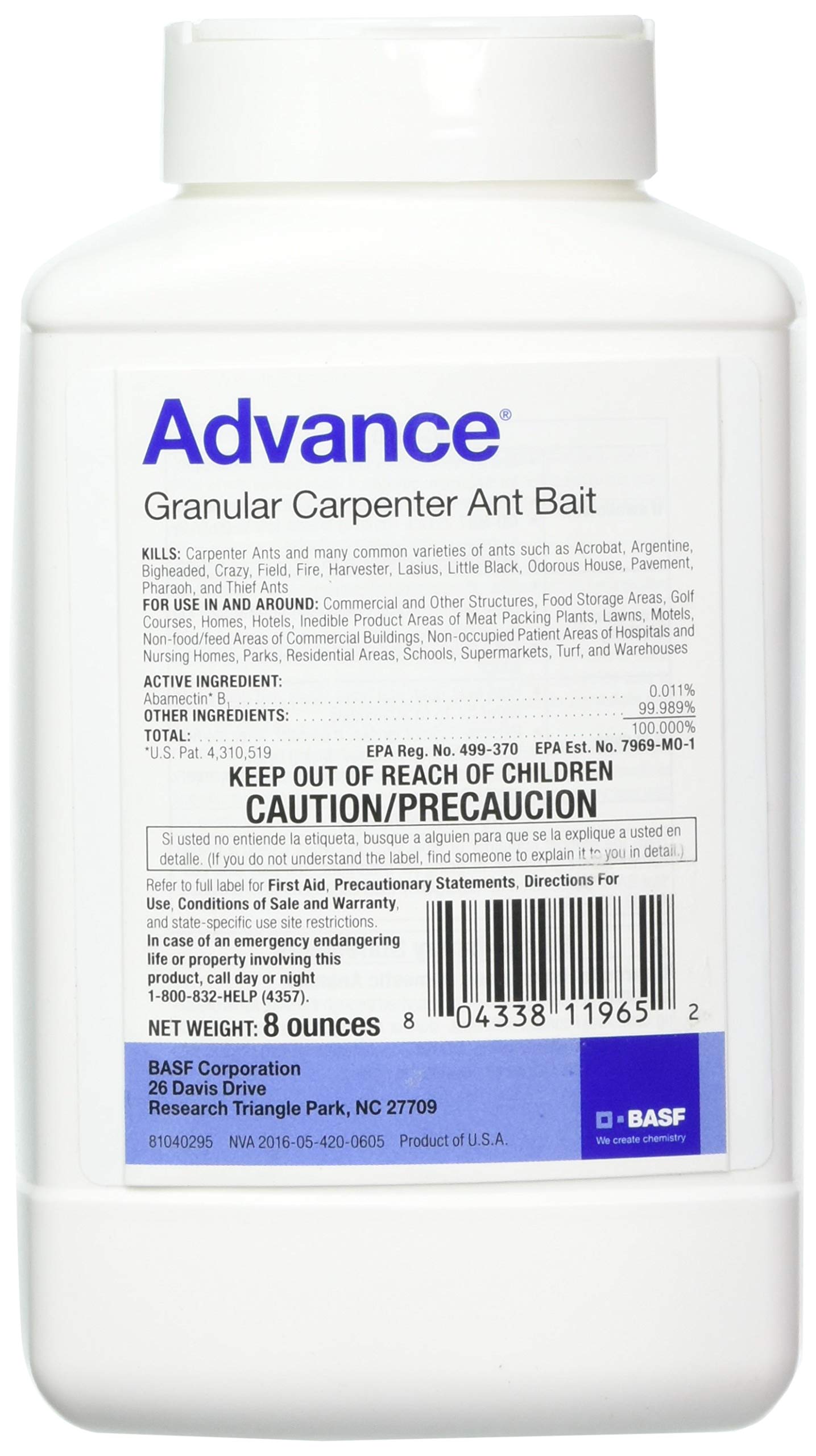 BASF - 396153 - Advance Carpenter Ant Bait - 8oz, White