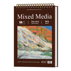 Mofuny Mixed Media Sketchbook 11x14, 50 Sheets - 110lb/180gsm Thick Paper for Painting | Mixed Media Pad & Water Color Sketch Books for Adults, Teens & Painting Supplies for Artists.