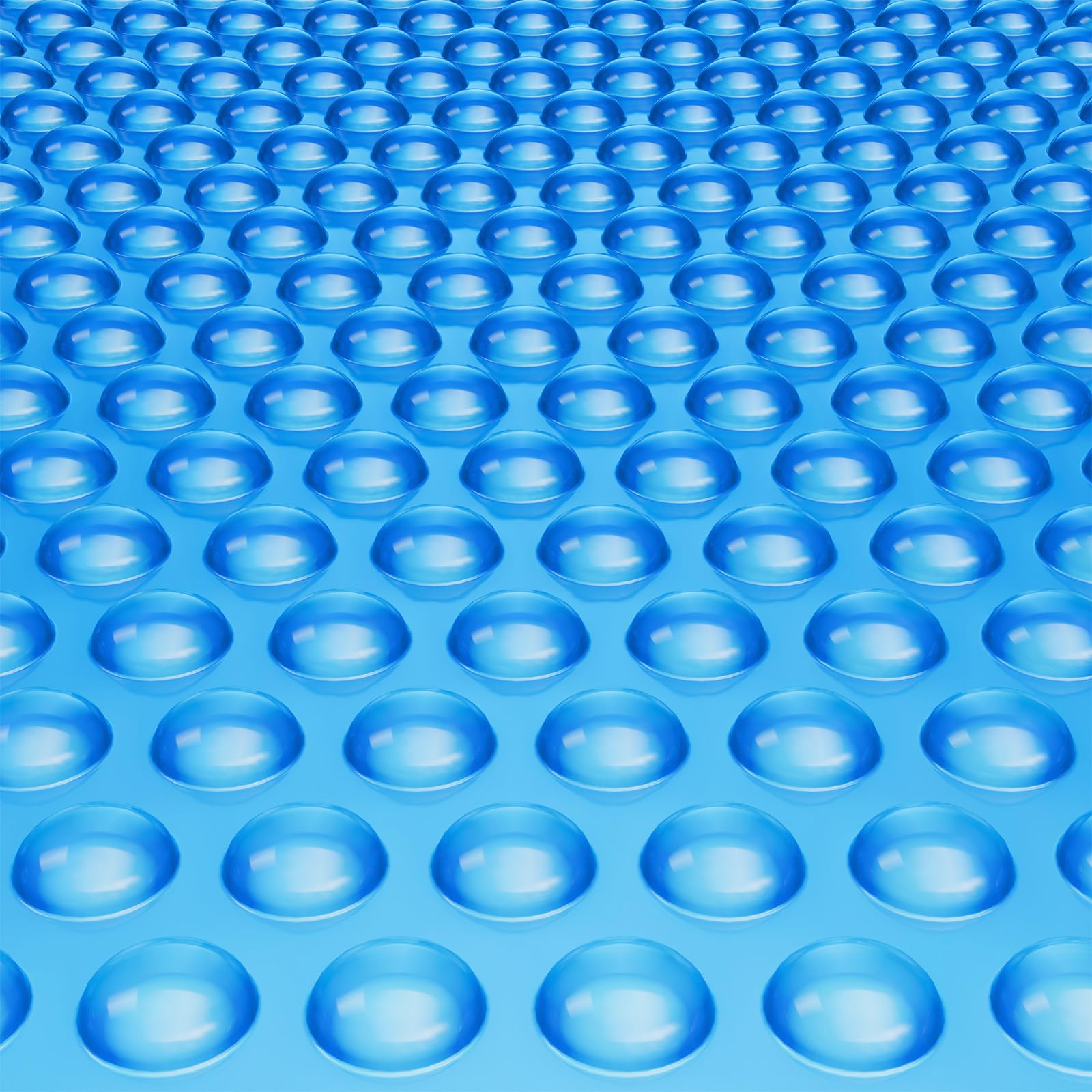 VEVOR Solar Pool Cover, 32 x 16 ft Rectangle Solar Blanket for Pools, 16 mil Solar Covers for Inground Above Ground Swimming Pool Solar, Blue
