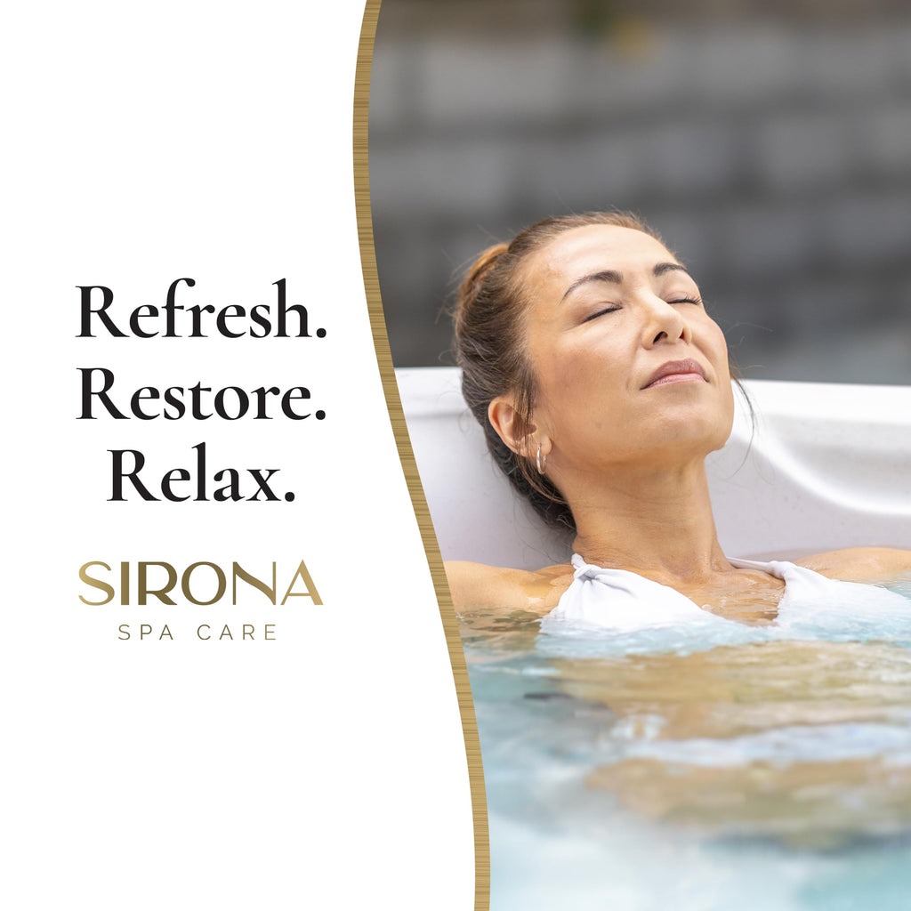 Sirona Spa Care Simply Oxidizer – Step 2 in the 3-Step Sirona Simply Chlorine-Free, Bromine-Free System for Spas & Hot Tubs, 32 fl oz (82137)